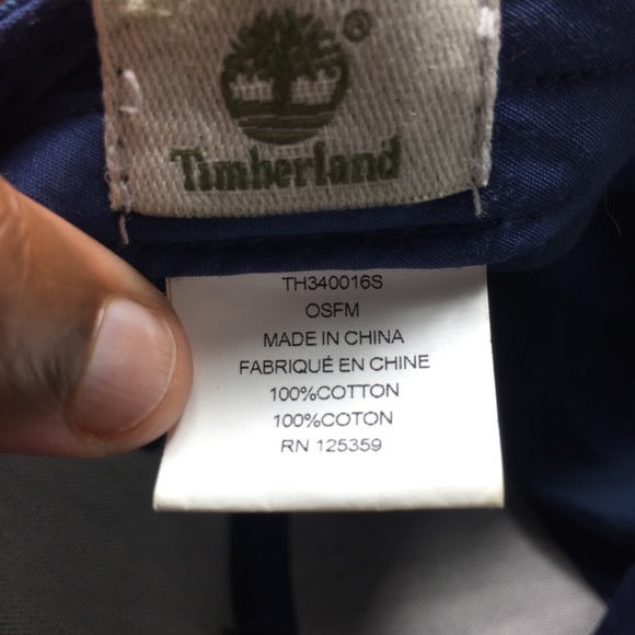 Timberland Men’s Classic Logo Navy Blue Hat Cap - Picture 2 of 2